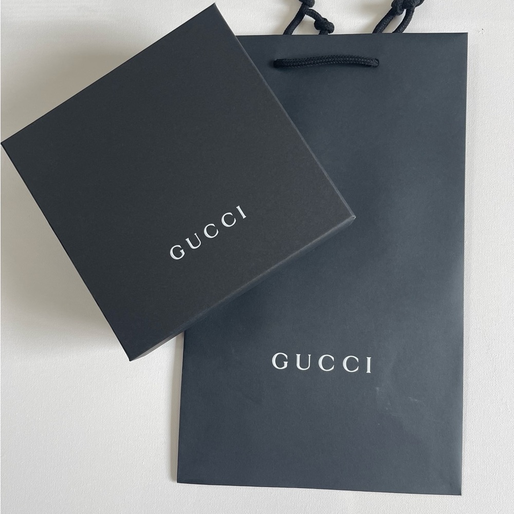 Authentic NewGucci 'Lemon Gucci' Jacquard Silk Tie - Picture 13 of 13